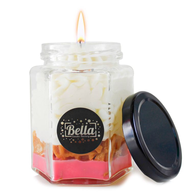 The Strawberry Waffle Cone Dessert Cup Candle