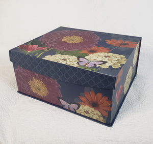 The Navy Blossom Gift Box